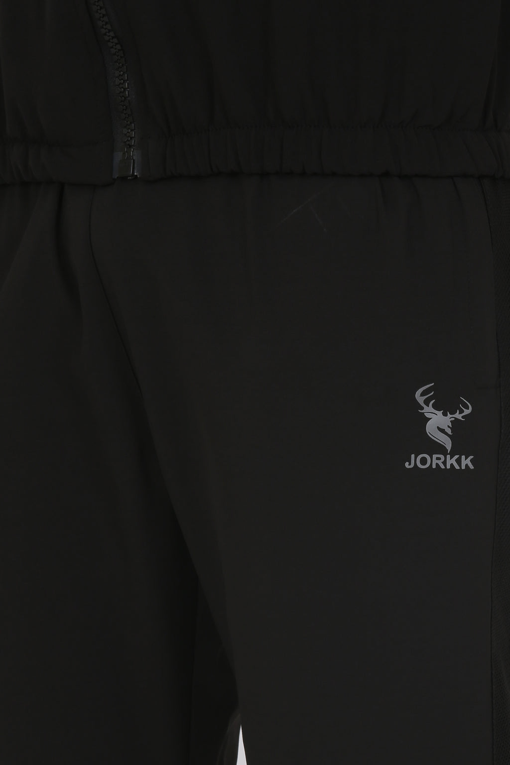 Men Black Solid Track Suit