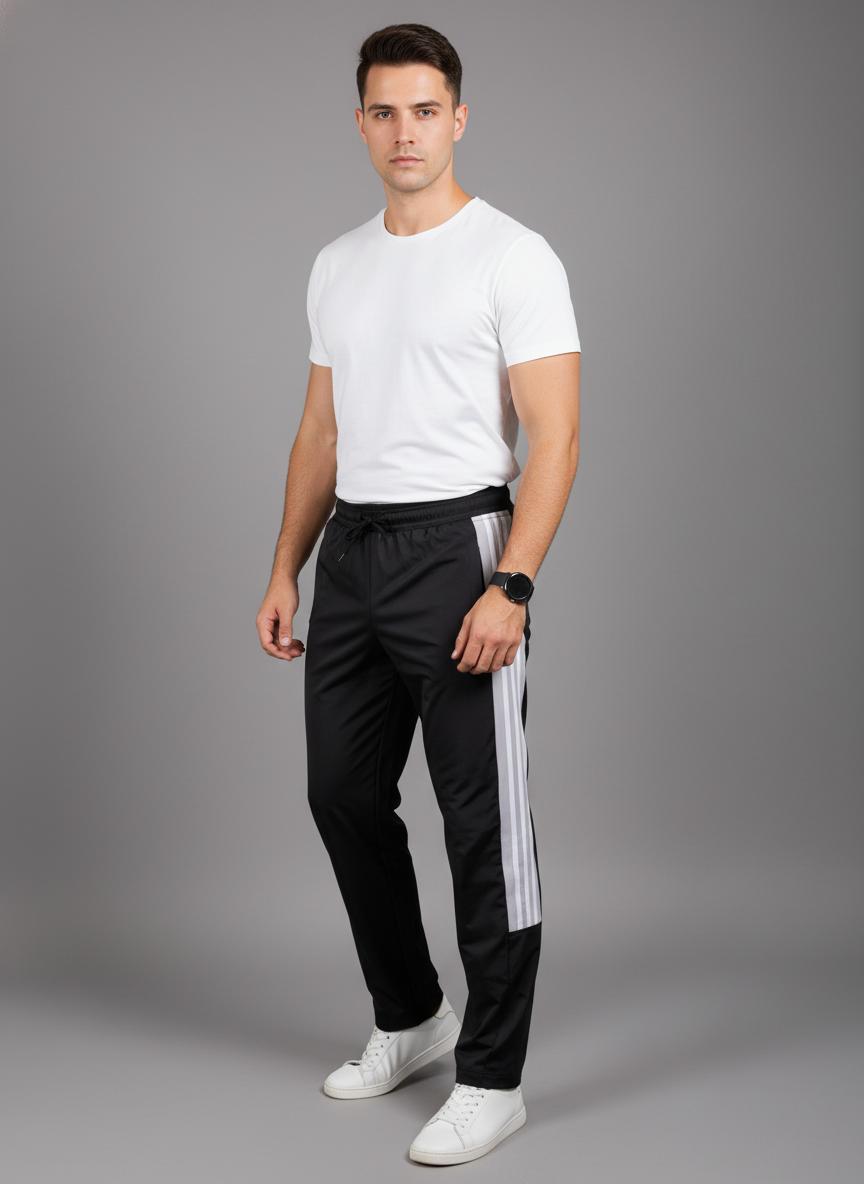 MENS STRIPED NS SPORTS TRACK PANT