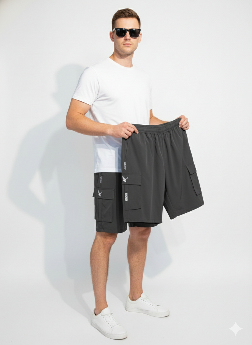 MEN 4 POCKET SPORTS KNEE LENGTH SHORT