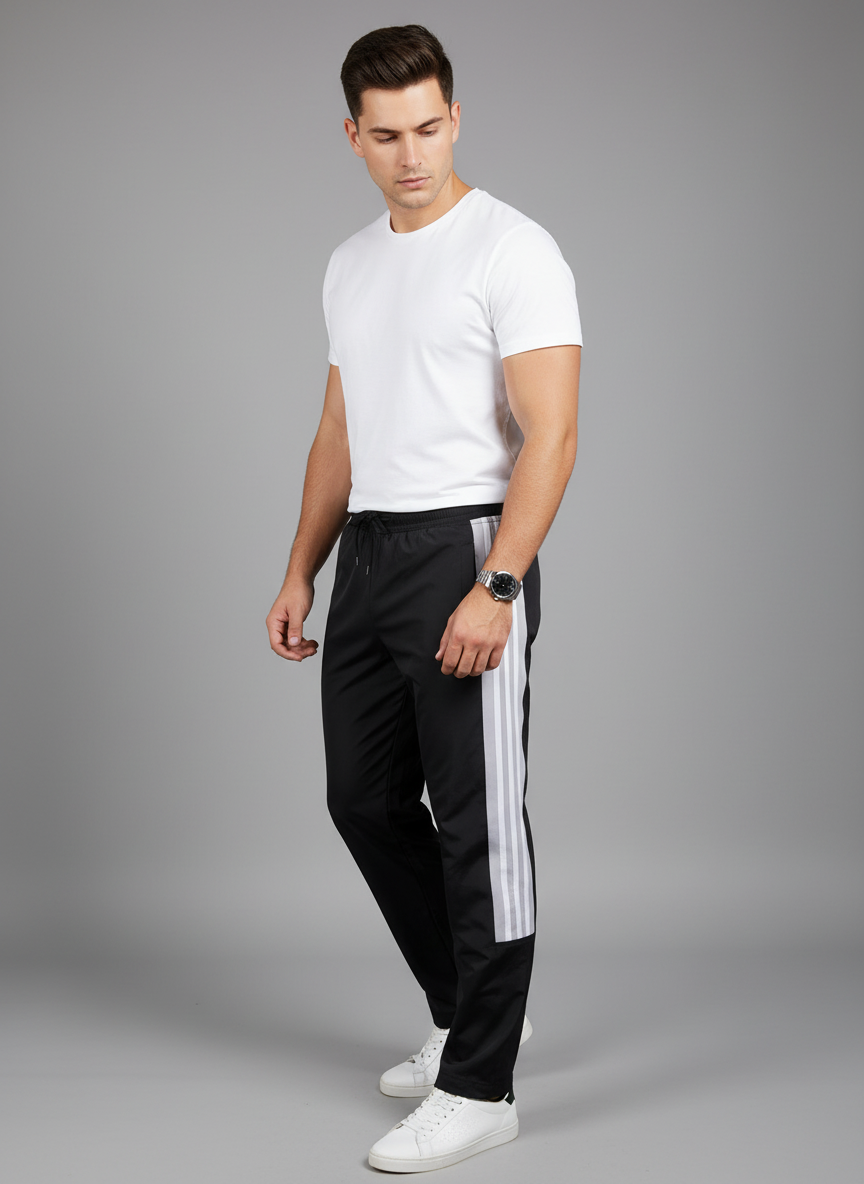 MENS STRIPED NS SPORTS TRACK PANT