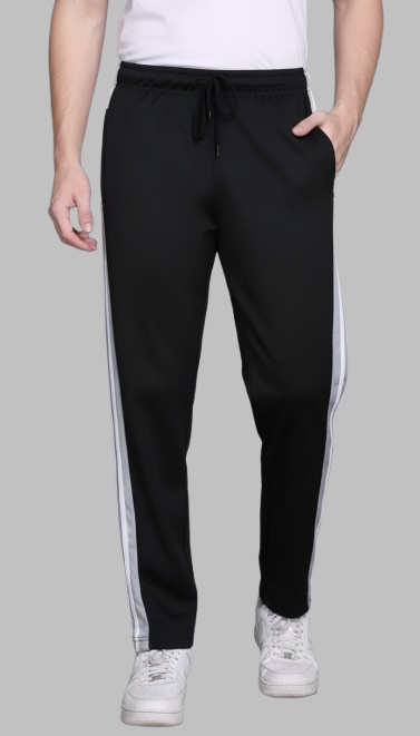 MENS SPORTS STRIPED TRACK PANTS