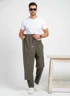 MENS 4 POCKET OLIVE TRACK PANT